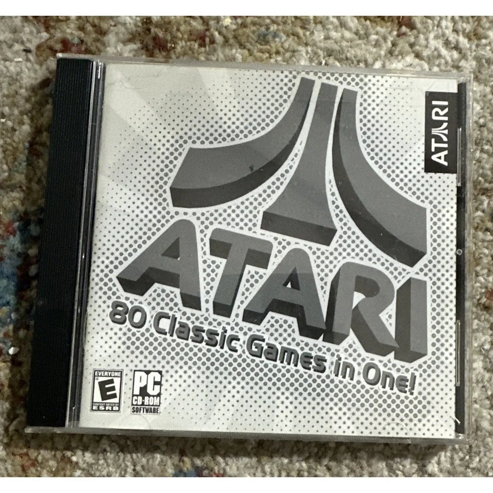 Atari: 80 Classic Games in One-PC CD ROM Software (2005) Win‎ 98/Me/2000/XP New